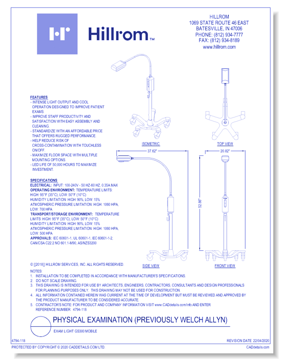 Exam Light GS300 Mobile