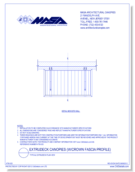 Typical Extrudeck Plan View