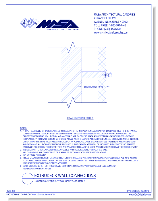 Hanger Connections: Typical Heavy Gage Steel 2