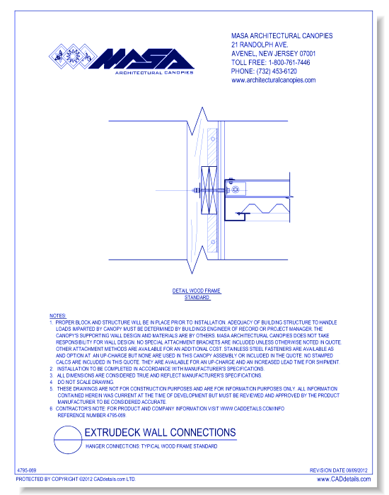 Hanger Connections: Typical Wood Frame Standard