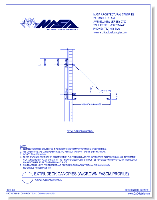Typical Extrudeck Section