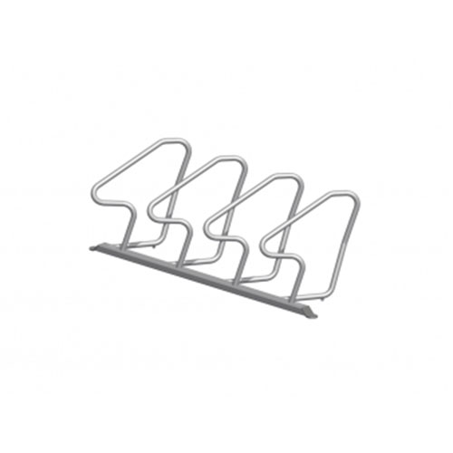CAD Drawings BIM Models Sportworks Plaza™ High Density Bike Rack Single Sided