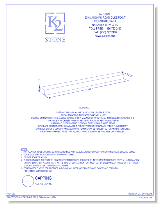 Stone Capping: Custom Capping