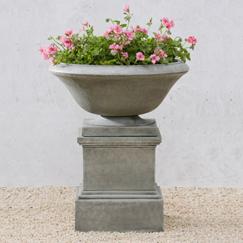 CAD Drawings Campania International Cast Stone Collection: Maywood Urn and Glenview Pedestal