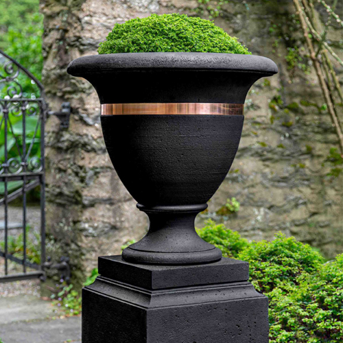 CAD Drawings Campania International Cast Stone Collection: Classic Copper Banded Urn Series