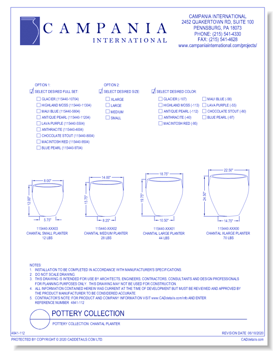 Pottery Collection: Chantal Planter