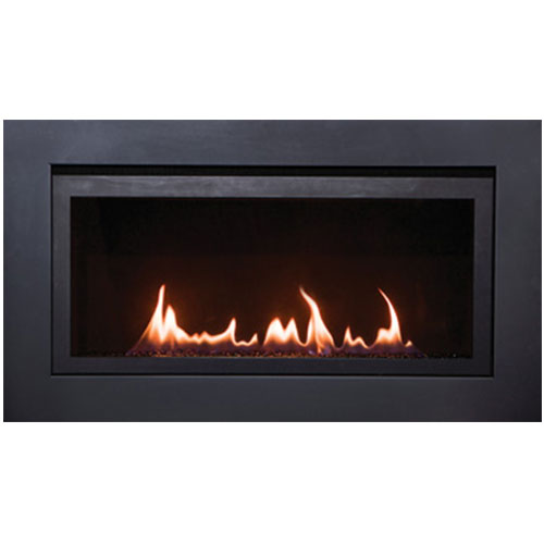 CAD Drawings Amantii & Sierra Flame  Linear Gas Fireplace - The Langley 36