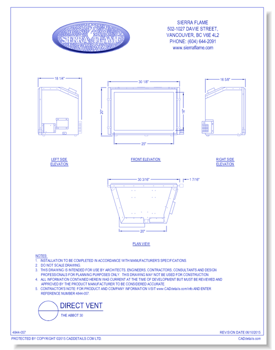 Direct Vent Insert: The Abbot 30