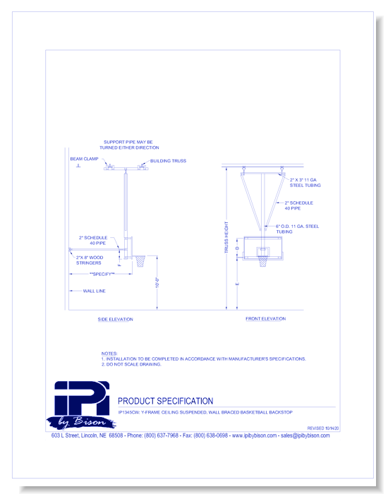 IP1345CW: Wall Braced