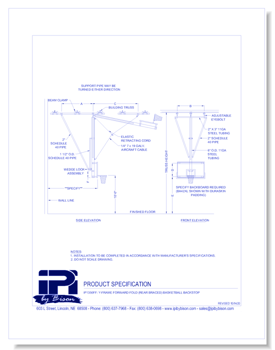 IP1350FF: Forward Fold (Rear Braced)