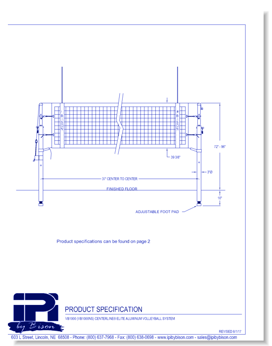VB1000NS: Centerline Aluminum without sockets