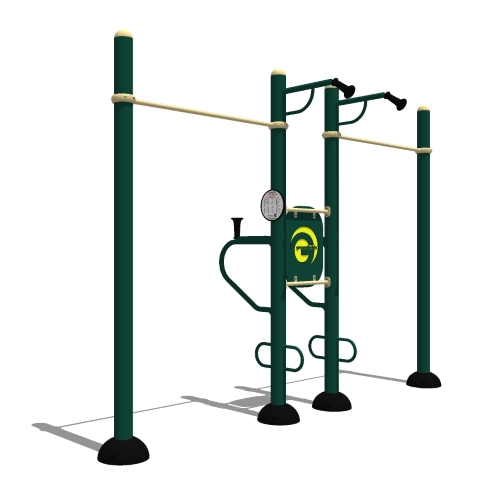 Functional Fitness: Model ( SHP510 ) 4-Person Combo Bars