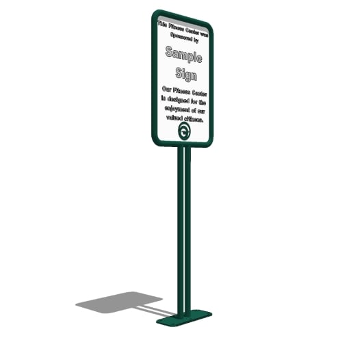 Legacy Series: Model ( SGR105 ) Customized Announcement Sign