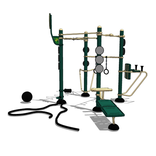 Functional Fitness: Model ( SHP517 ) Compact Functional Fitness Rig