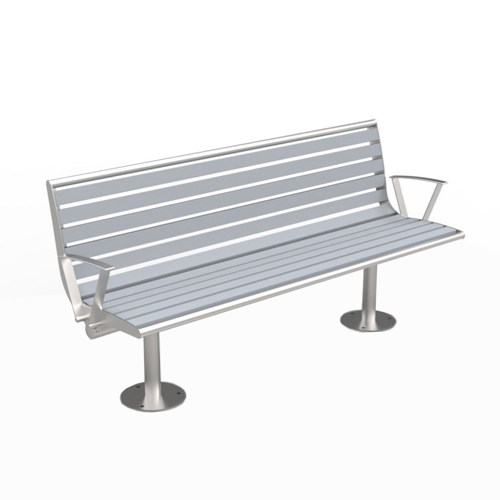 CAD Drawings Canaan Site Furnishings Bench: Model CAB 870