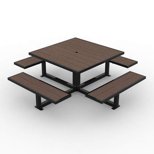 CAD Drawings Canaan Site Furnishings Picnic Table: Model CAT 201N