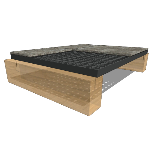 elePHOOT®: PK21–fastened structural floor on timber or metal joist framing for trowel bond thin-gauged stone tile