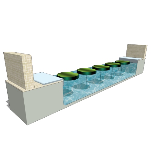 Water Walk System: 5 Floatable Layout 