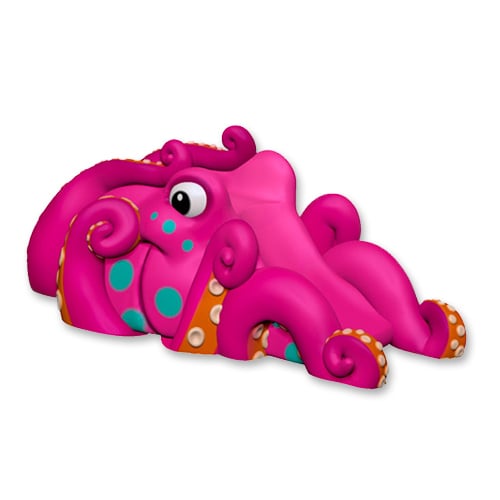CAD Drawings Soft Play LLC Octopus (PTW15007)