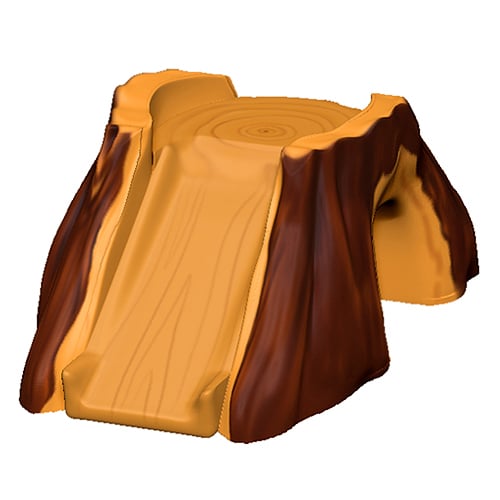 CAD Drawings Soft Play LLC Tree Stump Ramp (TP2420)