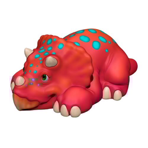 CAD Drawings Soft Play LLC Imaginative Triceratops (TP2297)