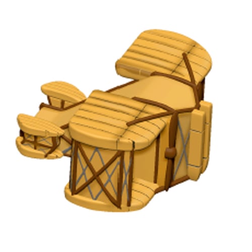 CAD Drawings Soft Play LLC Wright Brothers Airplane (TP2385)