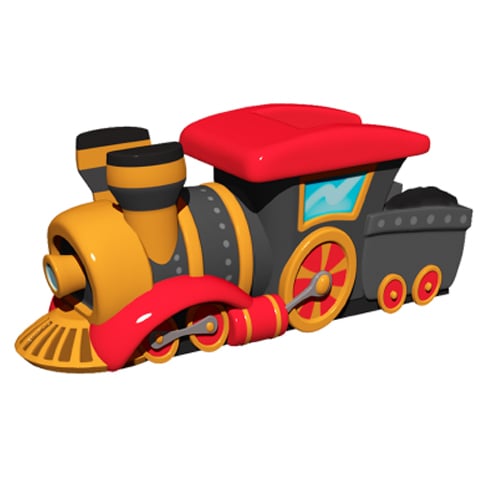CAD Drawings Soft Play LLC Train Engine (TP2396)