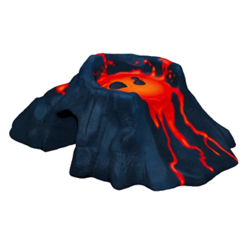 CAD Drawings Soft Play LLC Volcano With Tunnel And Ramp (TP2298)