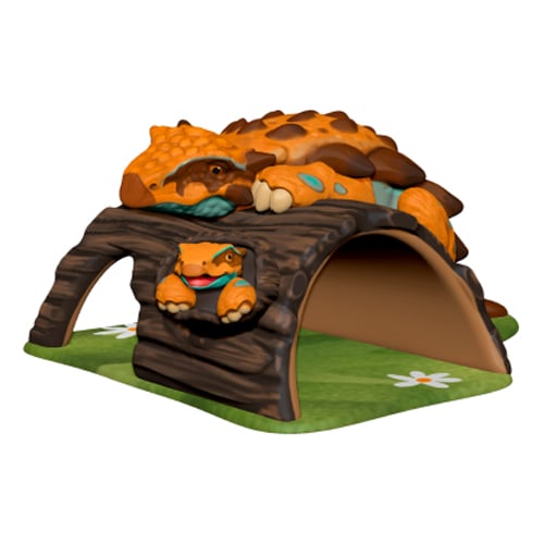 CAD Drawings Soft Play LLC Ankylosaurus And Baby (TP2287)