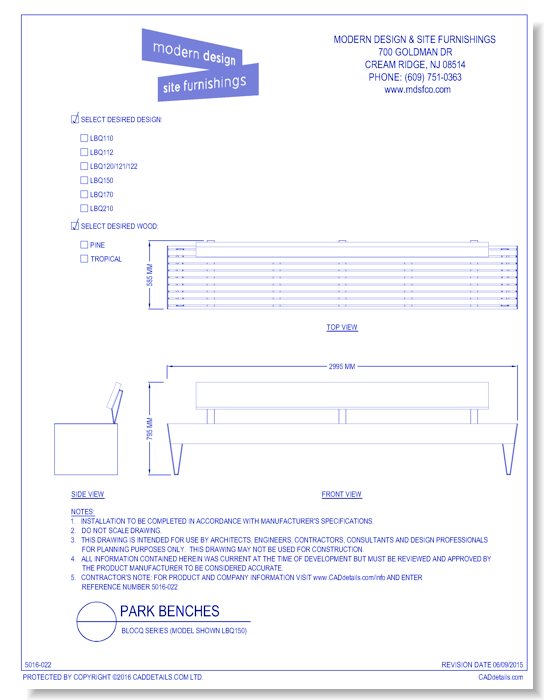 Blocq Series ( Model Shown LBQ150 )