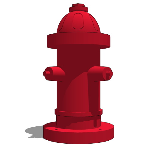 Gyms For Dogs® - DL-FHPO-FG: Decorative Fire Hydrant, Economy Bottom Fill Free Standing, 20" Tall