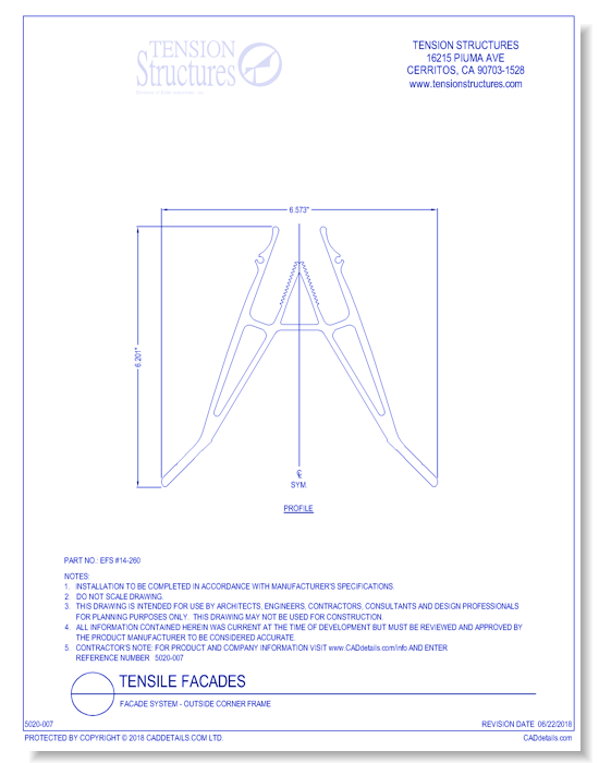 Facade System - Outside Corner Frame