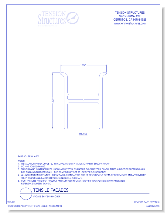 Facade System - H-Cover