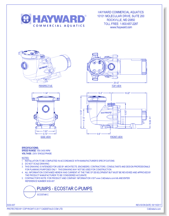 EcoStar C: HCP3400VSP