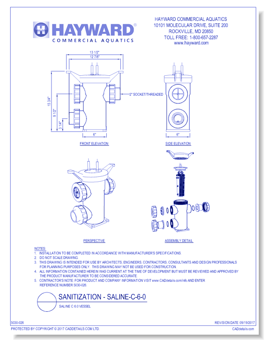 Saline C 6.0: Saline C 6.0 Vessel