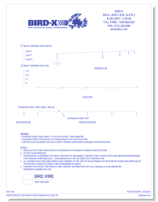 Bird Wire (BW)