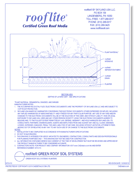 Green Roof Soil Systems: Planters