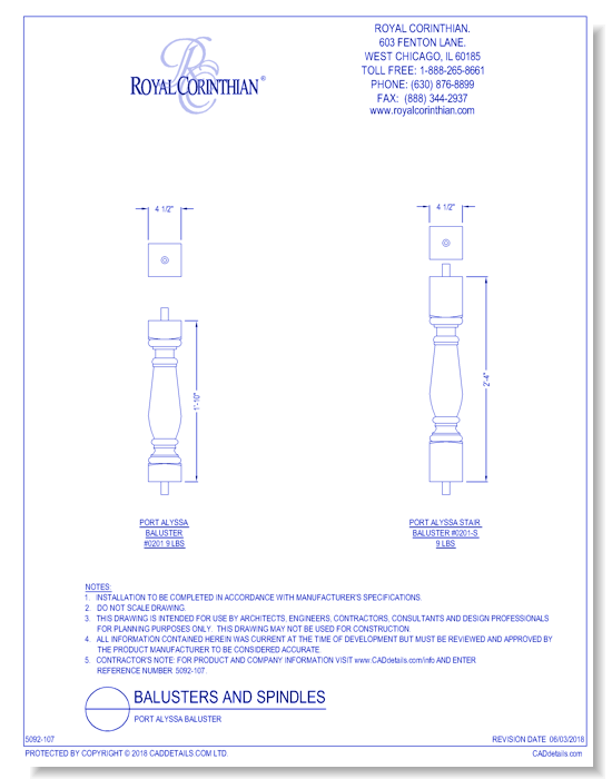 Port Alyssa Baluster