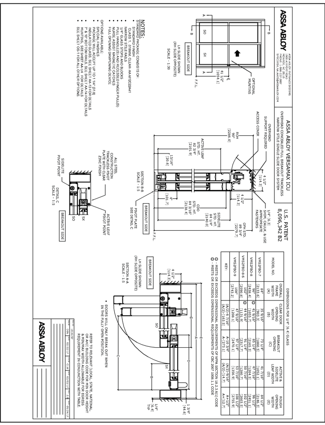 VersaMax OHC FBO Single Slide Narrow