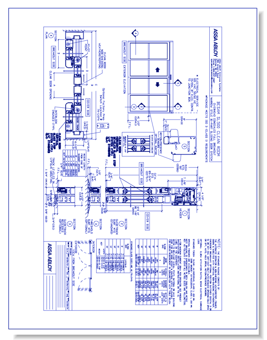 1011263 SL500 Clean Room OHC Full Breakout BP Narrow Rev 3.0