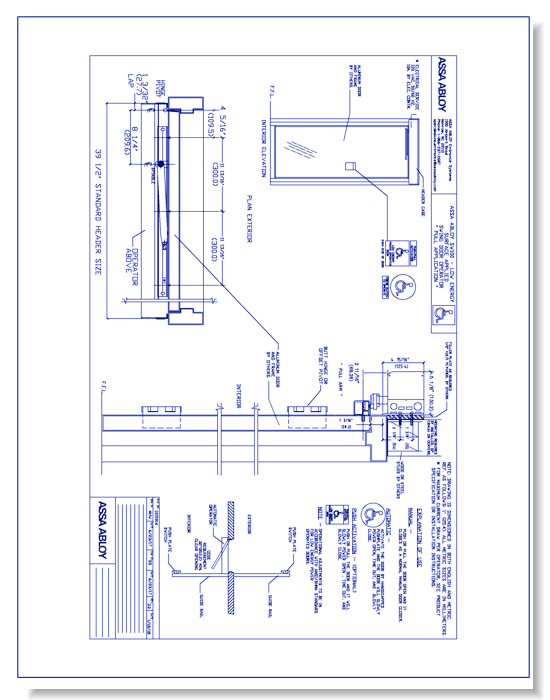 1015914 SW100 Single Pull App (Aluminum Door) Rev 3.0