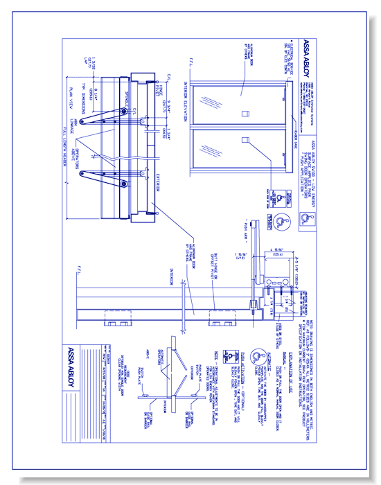 1015919 SW100 Dual Push App (Aluminum Door) Rev 2.0