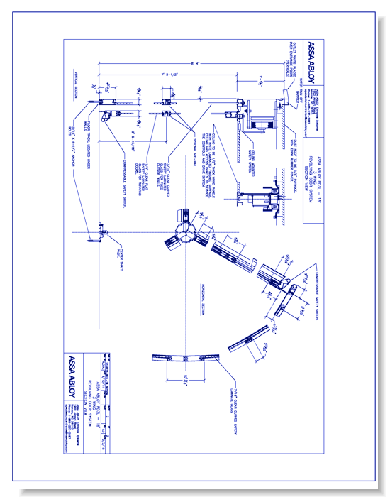 1018272 - RD3L-16- Wing Revolving Door Section View Rev 1.0