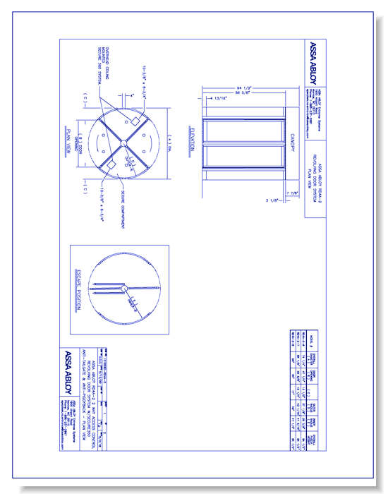 1018260 - 4 Wing Plan View RD4A-2G Secure360 Rev 1.0