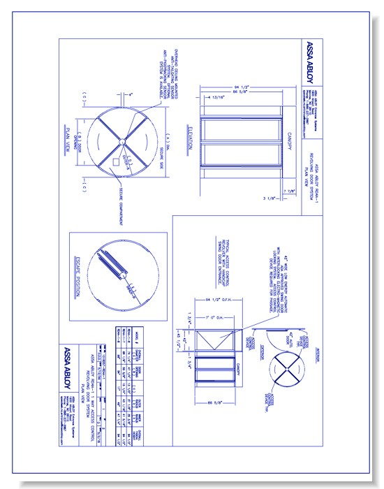 1018257 - 4 Wing Plan View RD4A-1 Rev 1.0