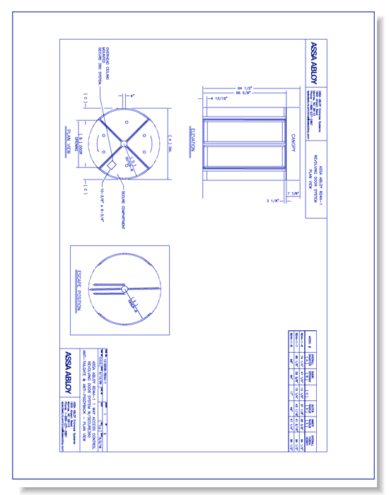 1018258 - 4 Wing Plan View RD4A-1F Secure360 Rev 1.0