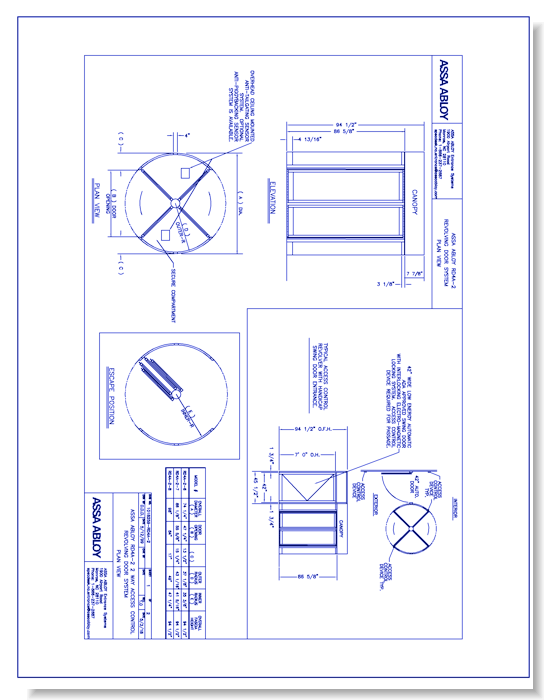 1018259 - 4 Wing Plan View RD4A-2 Rev 1.0
