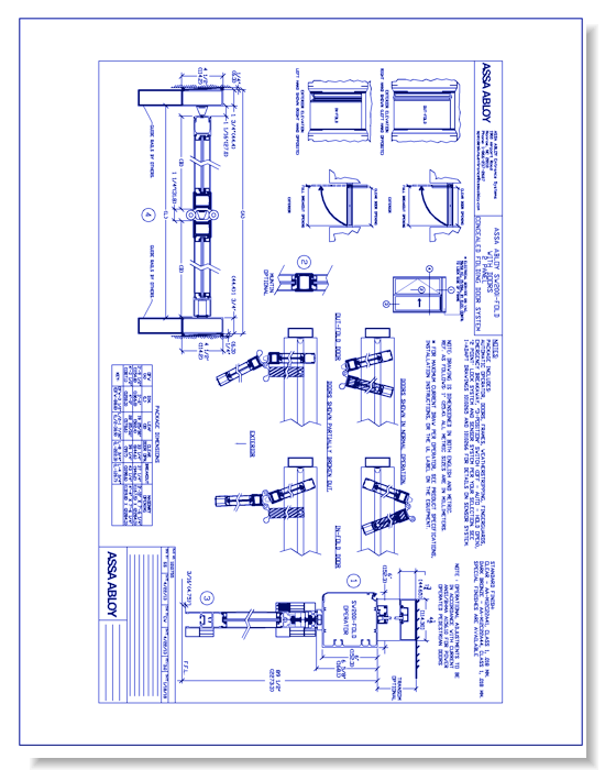 1010755 SW200i-Fold with Doors 2 Panel Concealed Folding Door System Rev 3.0
