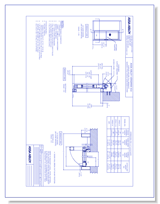 1016505 VersaMax Touchless SA FBO Single Slide Narrow Rev 3.0