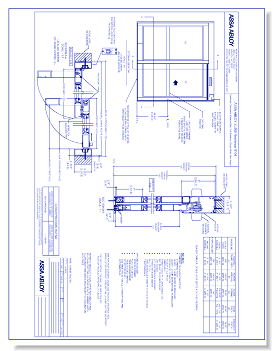 1019905 ASSA ABLOY SL500 Resilience R104 FBO SS NS Non-Impact Rev 2.0